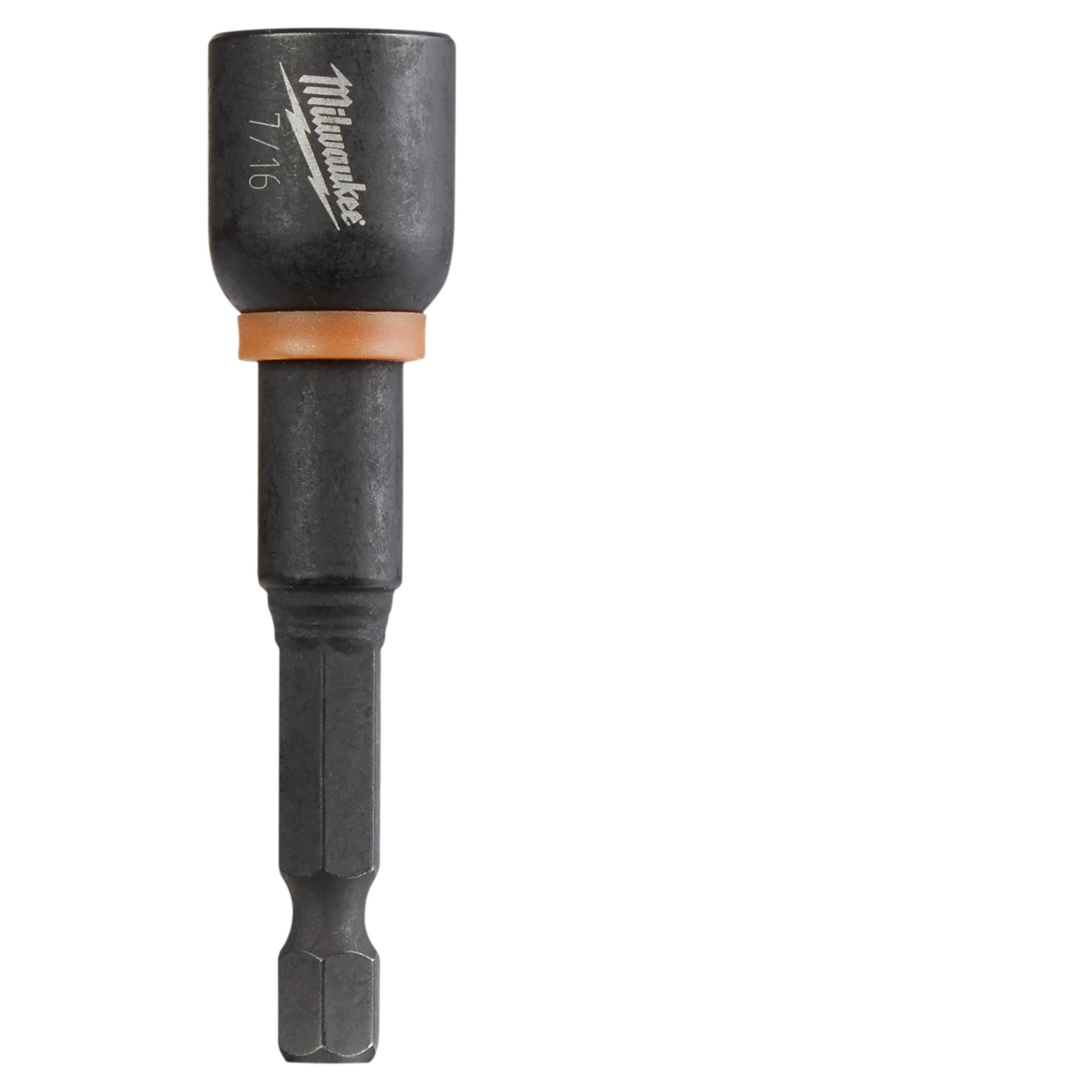 Milwaukee SHOCKWAVE Impact Duty Magnetic Nut Driver, 7/16in., 32 9/16in.L, Model# 49-66-4536